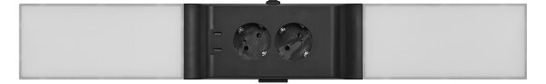 Osram - Lampă LED dimerizabilă pentru montaj sub dulap, cu prize, UNDERCABINET LED/10W/230V, negru