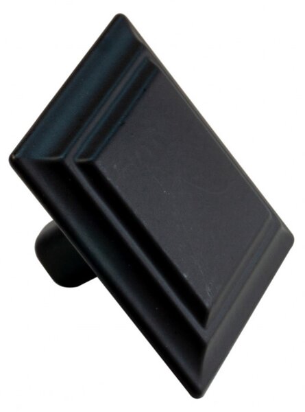 Buton model MANTUS, finisaj negru mat