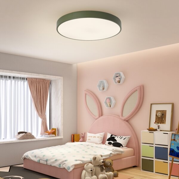 Brilagi - Plafonieră LED POOL, 60W, 230V, 3000/4000/6000K, 60 cm, verde