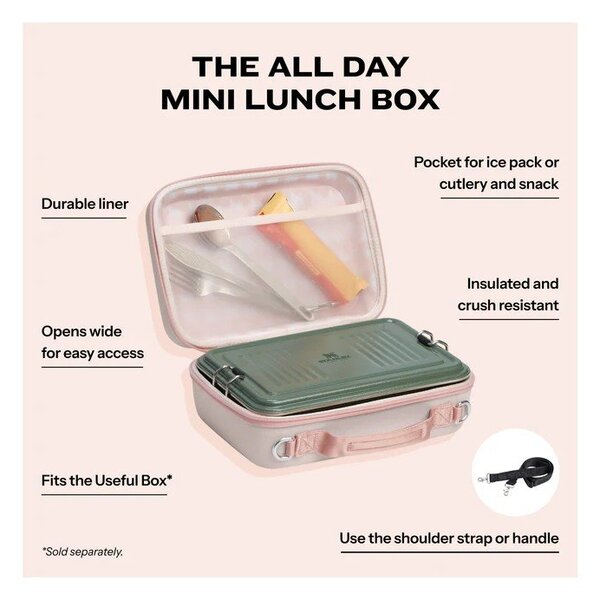 Cutie pentru prânz All Day Arista Mini Lunch Box Rose Quartz – Stanley