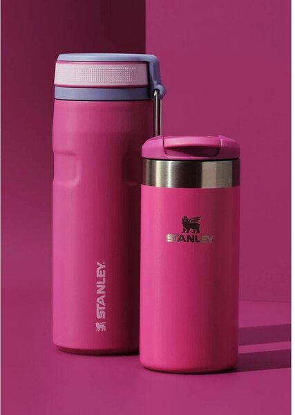 Cană termos roz din oțel inoxidabil 350 ml AeroLight™ Transit Mug Violet Blossom – Stanley