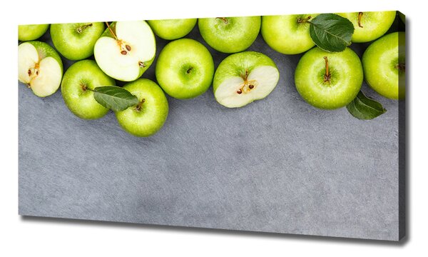 Tablou pe pânză canvas mere verzi