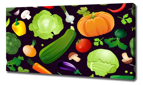 Print pe canvas legume colorate