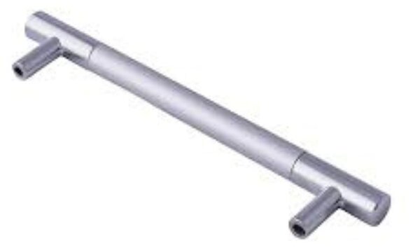 Maner haaus Mobila, Crom/Satin, din Metal, 96 mm