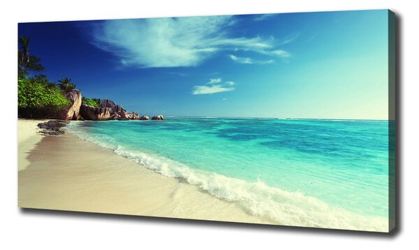 Pictură pe pânză plaja Seychelles
