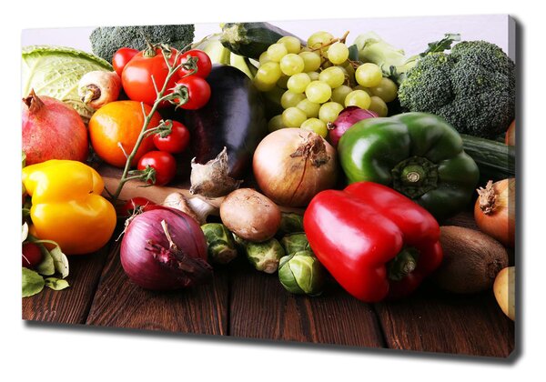 Tablou canvas Legume si fructe