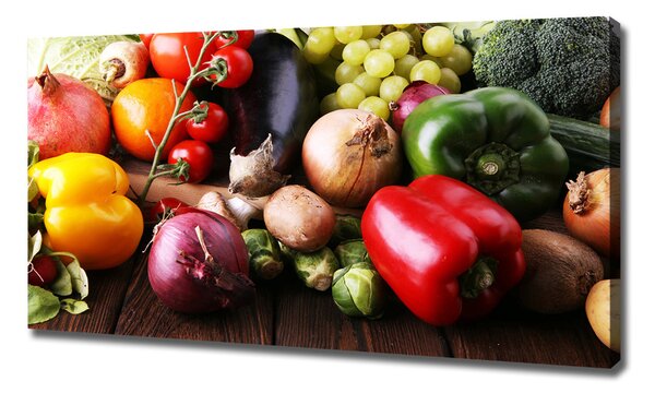Tablou canvas Legume si fructe