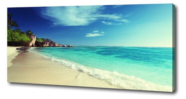 Pictură pe pânză plaja Seychelles