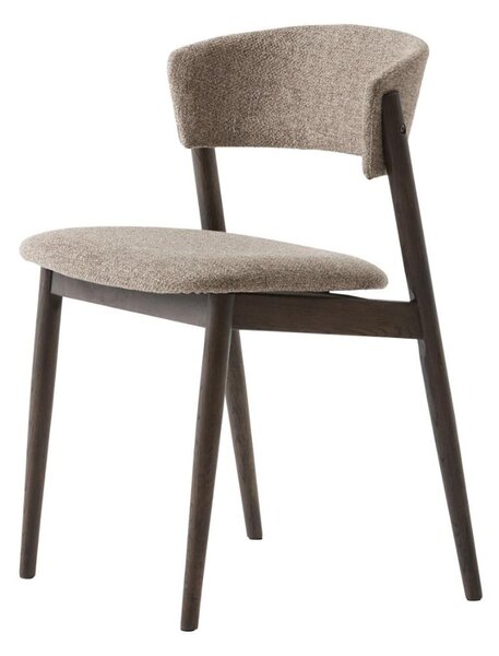 Scaun de dining Revere, stejar închis