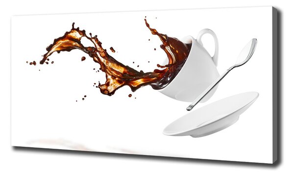 Pictură pe pânză vărsat cafea