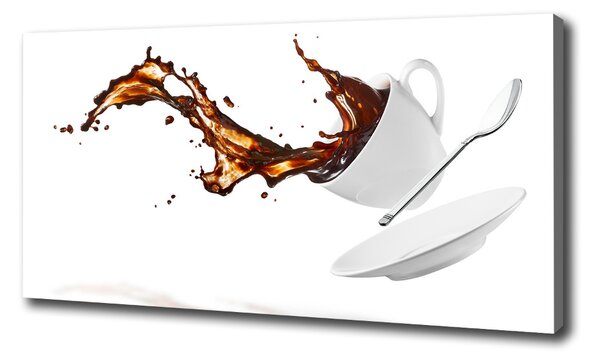 Pictură pe pânză vărsat cafea