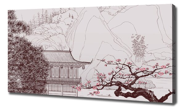 Tablou pe pânză canvas peisaj chinezesc