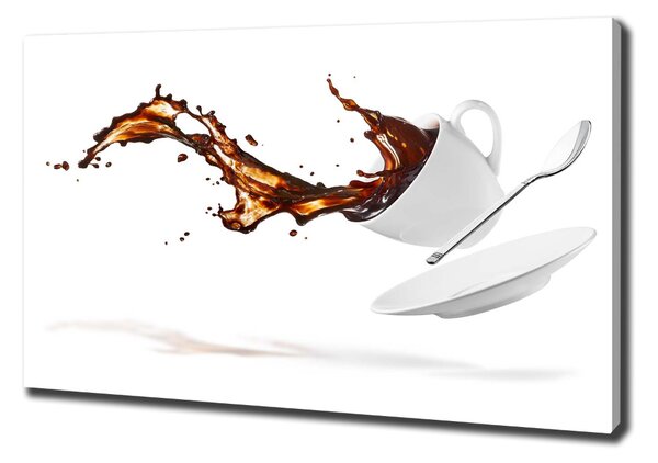 Pictură pe pânză vărsat cafea
