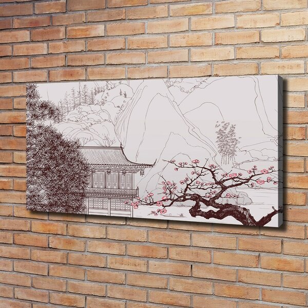 Tablou pe pânză canvas peisaj chinezesc