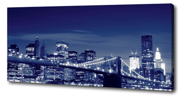 Tablou pe pânză New York, pe timp de noapte
