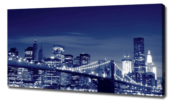 Tablou pe pânză New York, pe timp de noapte