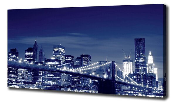 Tablou pe pânză New York, pe timp de noapte
