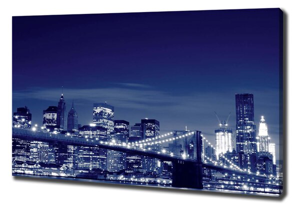 Tablou pe pânză New York, pe timp de noapte