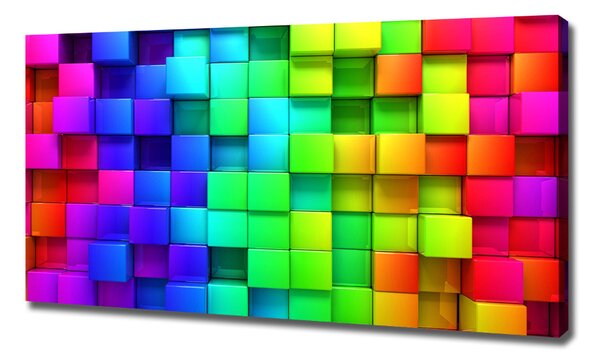 Imprimare tablou canvas cutii colorate