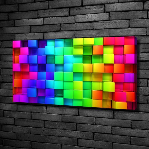 Imprimare tablou canvas cutii colorate