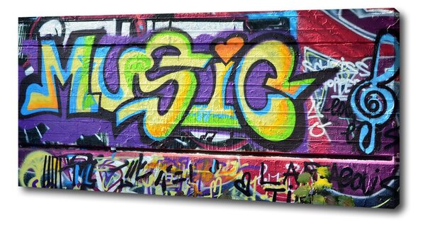Pictură pe pânză Graffiti pe perete