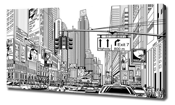 Tablou pe pânză canvas Străzile din New York
