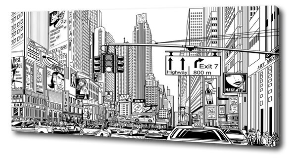 Tablou pe pânză canvas Străzile din New York