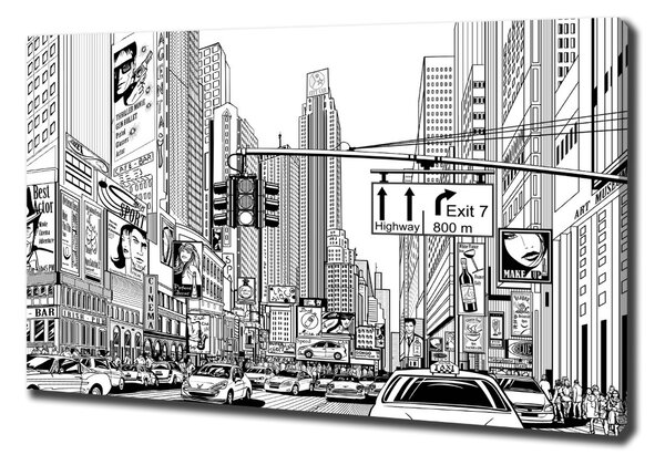 Tablou pe pânză canvas Străzile din New York