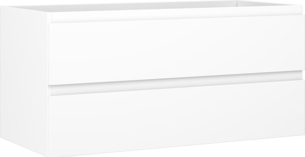 Mexen Orio, mobilier baie 100 cm, 2 sertare, alb mat, 91A10-10047-2-BFF01