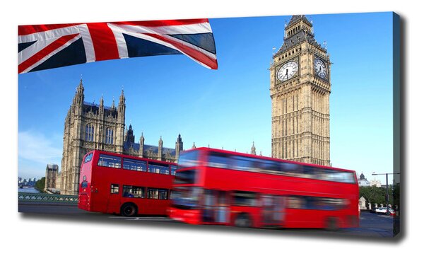 Pictură pe pânză Bus din Londra
