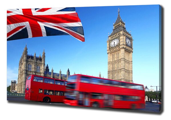 Pictură pe pânză Bus din Londra