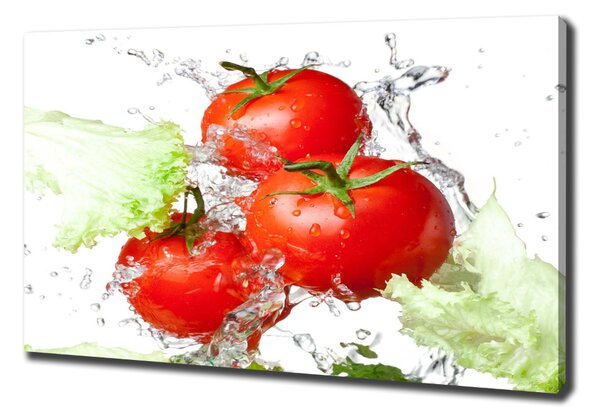 Pictură pe pânză Tomate și salată