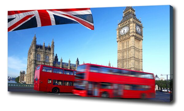 Pictură pe pânză Bus din Londra