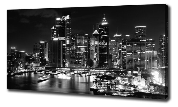 Tablou pe pânză Sydney pe timp de noapte