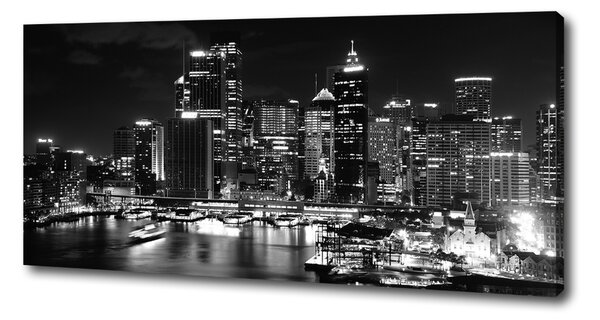 Tablou pe pânză Sydney pe timp de noapte