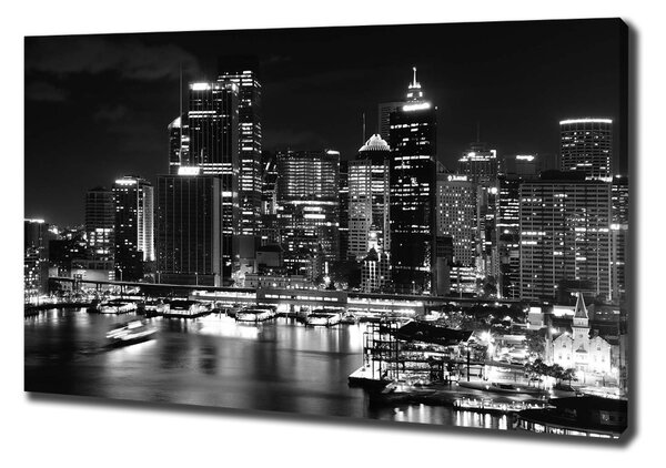 Tablou pe pânză Sydney pe timp de noapte
