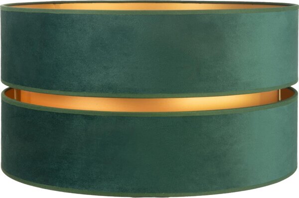 Abajur universal Duolla DUO E27 d. 40 cm verde/auriu