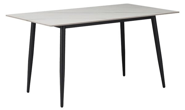 Masa Gustas, marmura, neagra, 140x80x75 cm