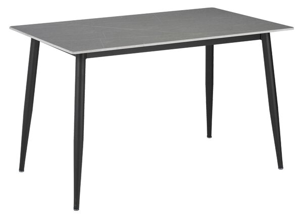 Masa Gustas, marmura, neagra, 140x80x75 cm