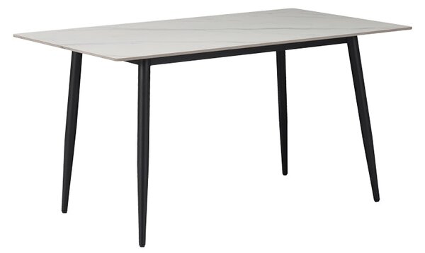 Masa Gustas, marmura, neagra, 140x80x75 cm