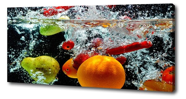 Imprimare tablou canvas Fructele sub apa