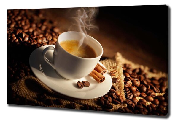 Tablouri tipărite pe pânză Cafea într-o ceașcă