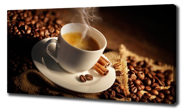 Tablouri tipărite pe pânză Cafea într-o ceașcă
