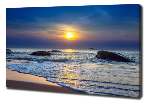 Tablou canvas Apus de soare pe mare