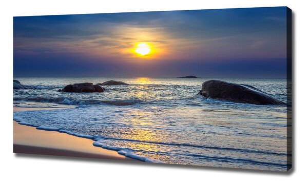 Tablou canvas Apus de soare pe mare
