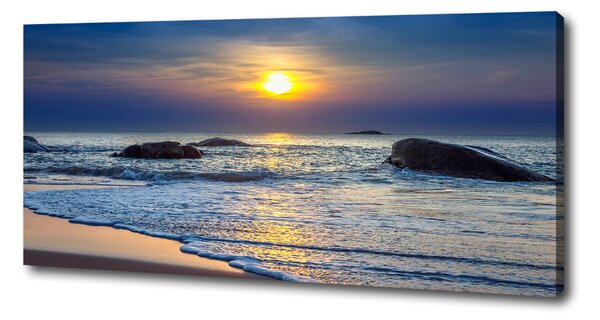 Tablou canvas Apus de soare pe mare