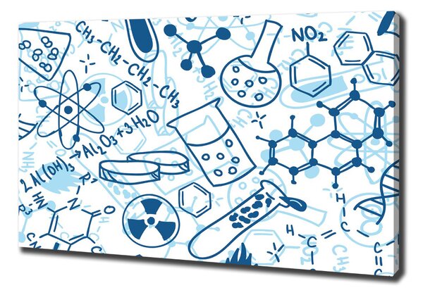 Tablou pe pânză canvas fundal chimie