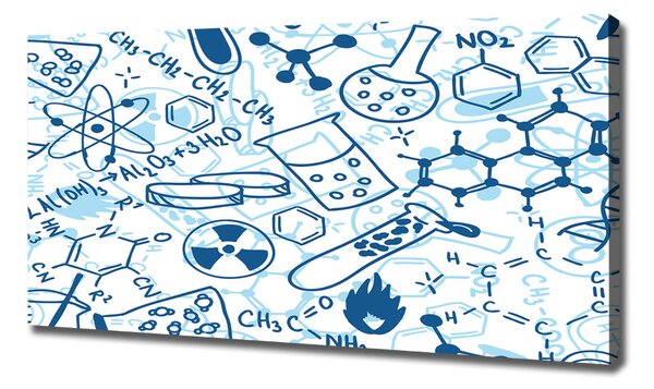 Tablou pe pânză canvas fundal chimie