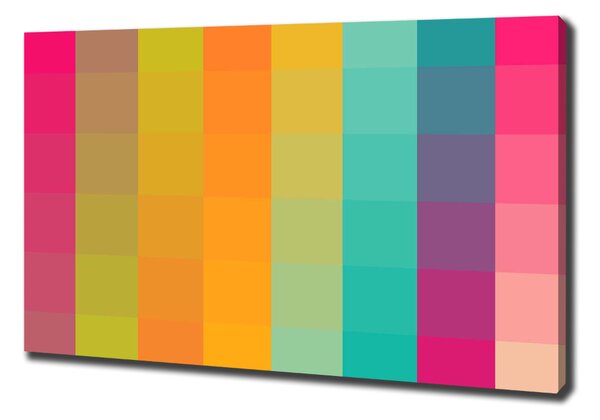 Pictură pe pânză pătrate colorate