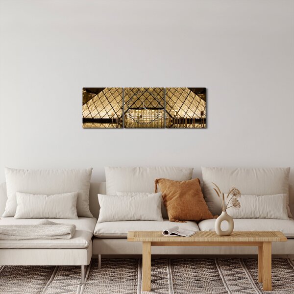 Tablou cu Loure (cu ceas) (90x30 cm)